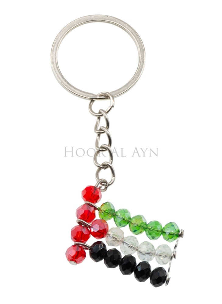 Palästina Schlüsselanhänger aus Acrylperlen – Hoor Al Ayn