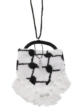 Türanhänger im Kufiya Design – Auto- & Wohn-Deko | Hoor Al Ayn