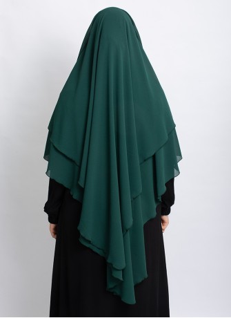 Khimar aus Chiffon – Zweilagig & Bedeckend