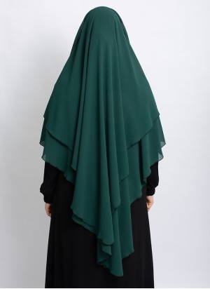 Khimar aus Chiffon – Zweilagig & Bedeckend