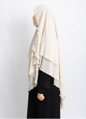 Khimar aus Chiffon – Zweilagig & Bedeckend