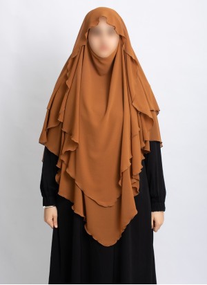 Khimar aus Chiffon – Zweilagig & Bedeckend