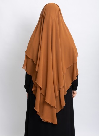 Khimar aus Chiffon – Zweilagig & Bedeckend