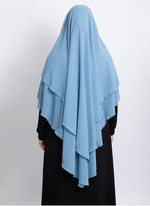 Khimar aus Chiffon – Zweilagig & Bedeckend