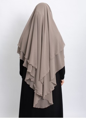 Khimar aus Chiffon – Zweilagig & Bedeckend