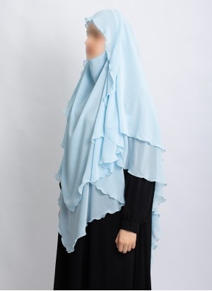 Khimar aus Chiffon – Zweilagig & Bedeckend