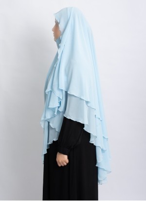 Khimar aus Chiffon – Zweilagig & Bedeckend