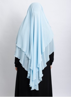 Khimar aus Chiffon – Zweilagig & Bedeckend