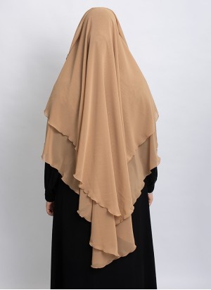 Khimar aus Chiffon – Zweilagig & Bedeckend