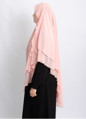 Khimar aus Chiffon – Zweilagig & Bedeckend