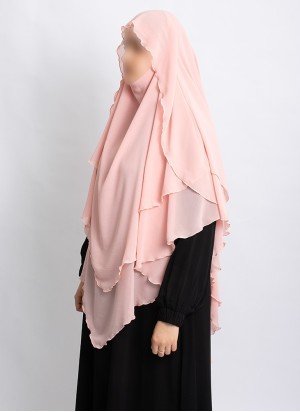 Khimar aus Chiffon – Zweilagig & Bedeckend