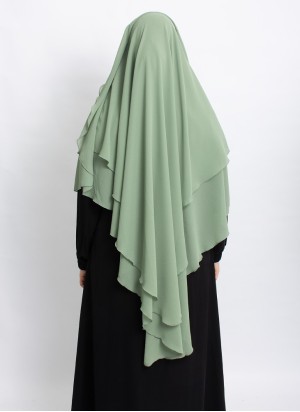 Khimar aus Chiffon – Zweilagig & Bedeckend