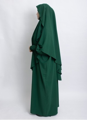 Khimar Set mit Abaya – elegantes 2-teiliges Design | Hoor Al Ayn