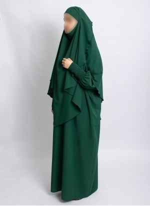 Khimar Set mit Abaya – elegantes 2-teiliges Design | Hoor Al Ayn