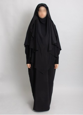 Khimar Set mit Abaya – elegantes 2-teiliges Design | Hoor Al Ayn