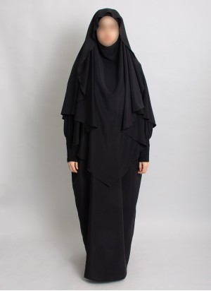 Khimar Set mit Abaya – elegantes 2-teiliges Design | Hoor Al Ayn