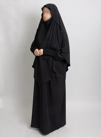 Khimar Set mit Abaya – elegantes 2-teiliges Design | Hoor Al Ayn