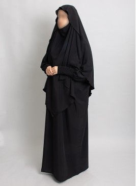 Khimar Set mit Abaya – elegantes 2-teiliges Design | Hoor Al Ayn