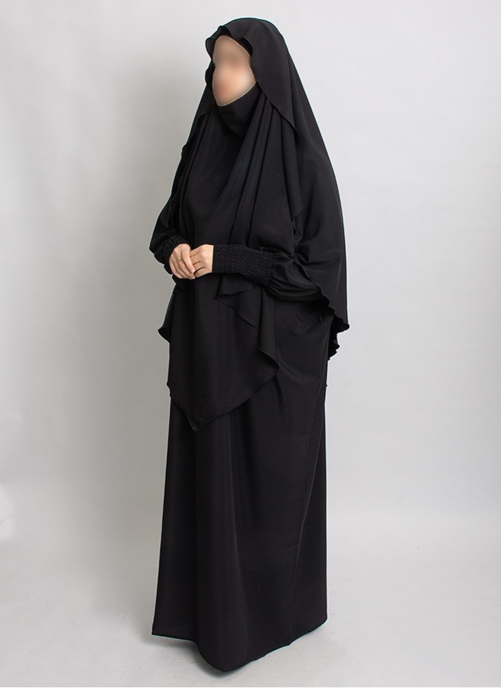 Khimar Set mit Abaya – elegantes 2-teiliges Design | Hoor Al Ayn