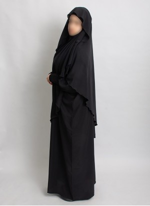 Khimar Set mit Abaya – elegantes 2-teiliges Design | Hoor Al Ayn