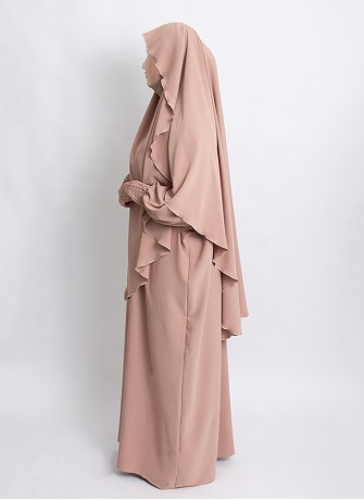 Khimar Set mit Abaya – elegantes 2-teiliges Design | Hoor Al Ayn