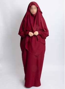 Khimar Set mit Abaya – elegantes 2-teiliges Design | Hoor Al Ayn