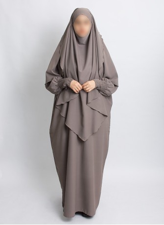 Khimar Set mit Abaya – elegantes 2-teiliges Design | Hoor Al Ayn