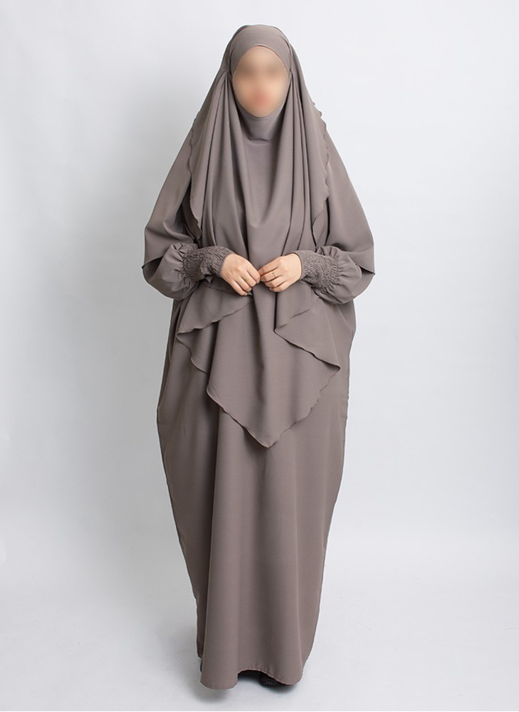 Khimar Set mit Abaya – elegantes 2-teiliges Design | Hoor Al Ayn