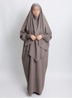 Khimar Set mit Abaya – elegantes 2-teiliges Design | Hoor Al Ayn