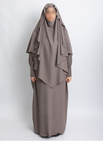Khimar Set mit Abaya – elegantes 2-teiliges Design | Hoor Al Ayn