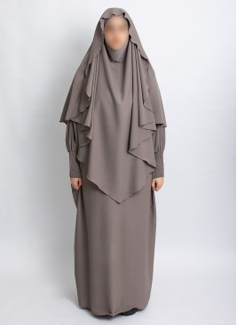 Khimar Set mit Abaya – elegantes 2-teiliges Design | Hoor Al Ayn