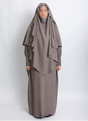 Khimar Set mit Abaya – elegantes 2-teiliges Design | Hoor Al Ayn