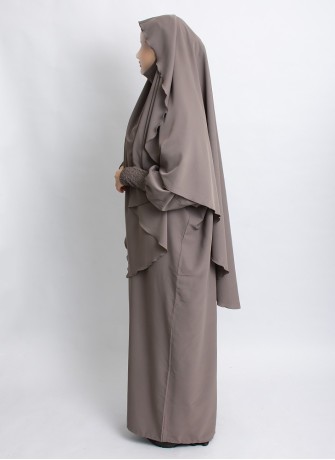 Khimar Set mit Abaya – elegantes 2-teiliges Design | Hoor Al Ayn