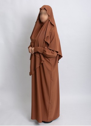 Khimar Set mit Abaya – elegantes 2-teiliges Design | Hoor Al Ayn