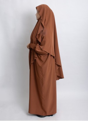 Khimar Set mit Abaya – elegantes 2-teiliges Design | Hoor Al Ayn