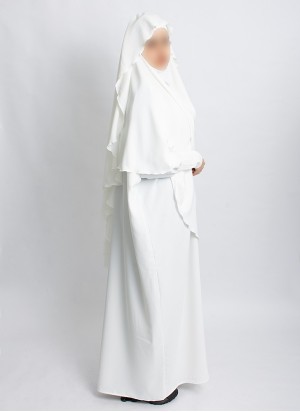 Khimar Set mit Abaya – elegantes 2-teiliges Design | Hoor Al Ayn