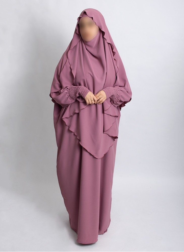 Khimar Set mit Abaya – elegantes 2-teiliges Design | Hoor Al Ayn