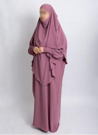 Khimar Set mit Abaya – elegantes 2-teiliges Design | Hoor Al Ayn