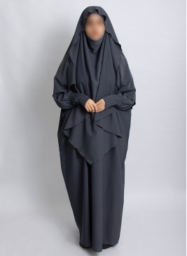 Khimar Set mit Abaya – elegantes 2-teiliges Design | Hoor Al Ayn