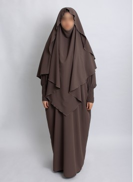 Khimar Set mit Abaya – elegantes 2-teiliges Design | Hoor Al Ayn