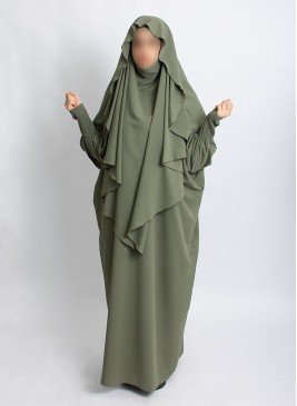 Khimar Set mit Abaya – elegantes 2-teiliges Design | Hoor Al Ayn