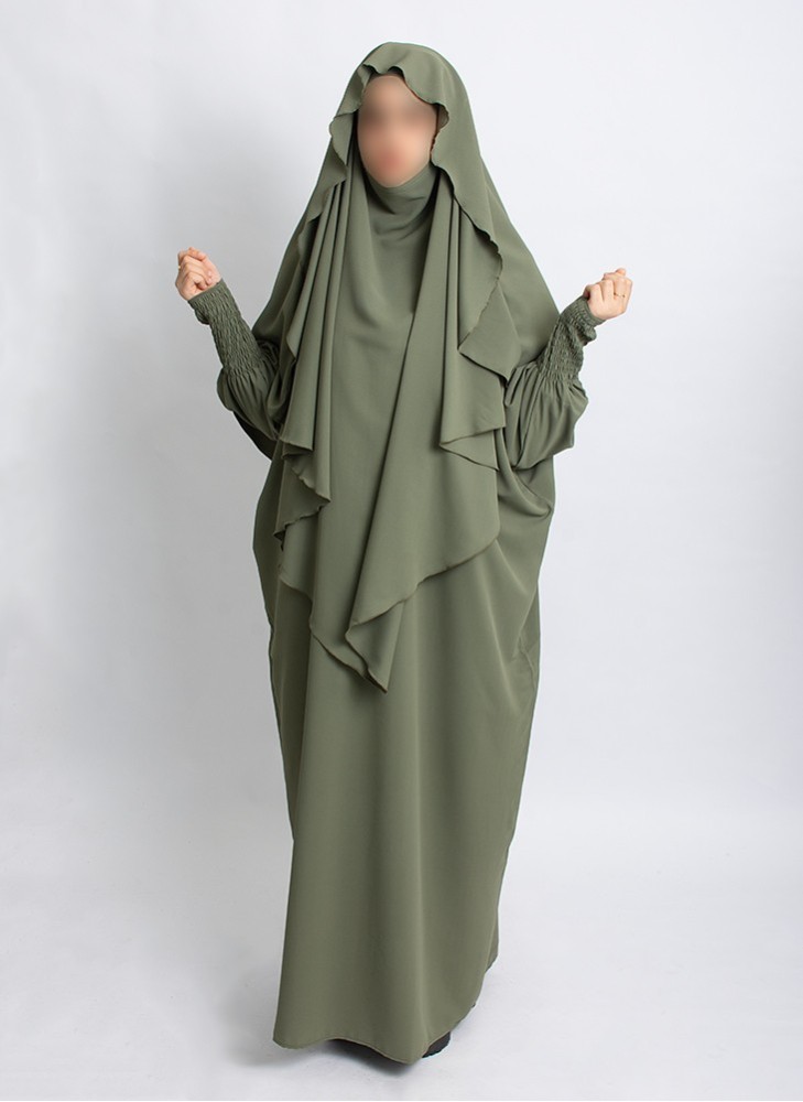 Khimar Set mit Abaya – elegantes 2-teiliges Design | Hoor Al Ayn