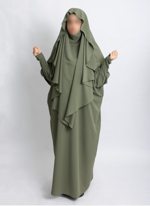 Khimar Set mit Abaya – elegantes 2-teiliges Design | Hoor Al Ayn