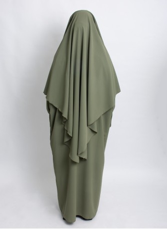 Khimar Set mit Abaya – elegantes 2-teiliges Design | Hoor Al Ayn