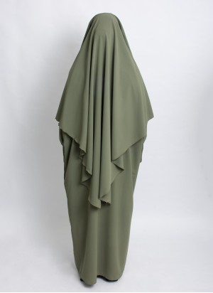 Khimar Set mit Abaya – elegantes 2-teiliges Design | Hoor Al Ayn