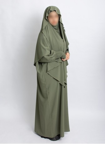 Khimar Set mit Abaya – elegantes 2-teiliges Design | Hoor Al Ayn