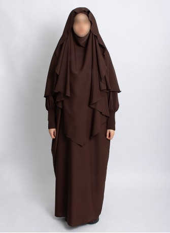 Khimar Set mit Abaya – elegantes 2-teiliges Design | Hoor Al Ayn