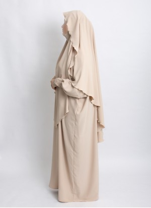 Khimar Set mit Abaya – elegantes 2-teiliges Design | Hoor Al Ayn