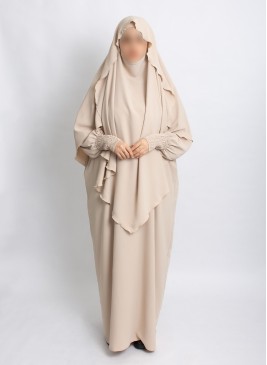 Khimar Set mit Abaya – elegantes 2-teiliges Design | Hoor Al Ayn