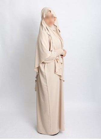 Khimar Set mit Abaya – elegantes 2-teiliges Design | Hoor Al Ayn